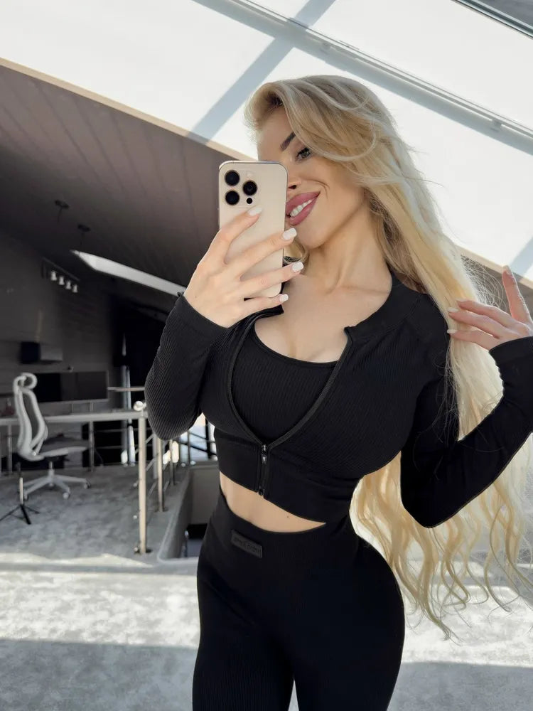 Workout Top Angel Black