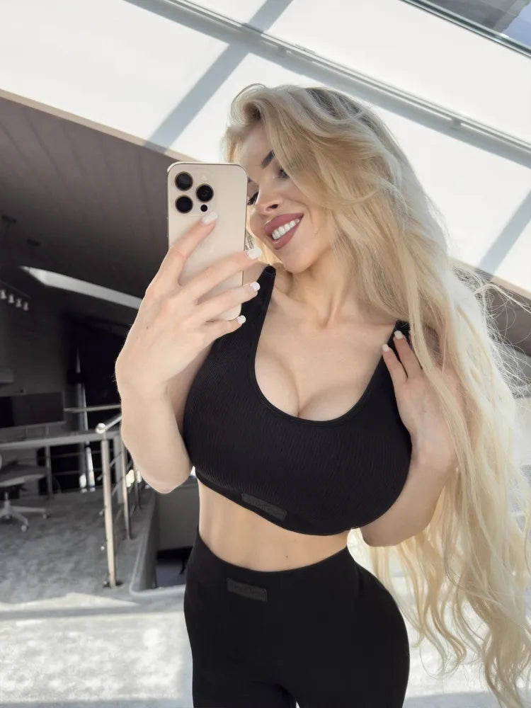 Sports Bra Angel Top Black