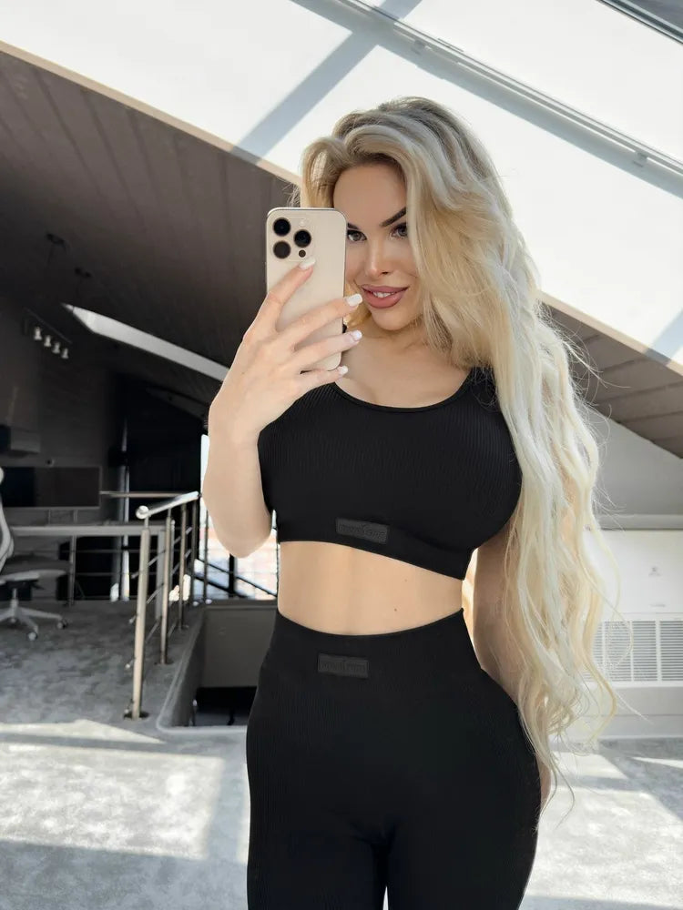 Sports Bra Angel Top Black