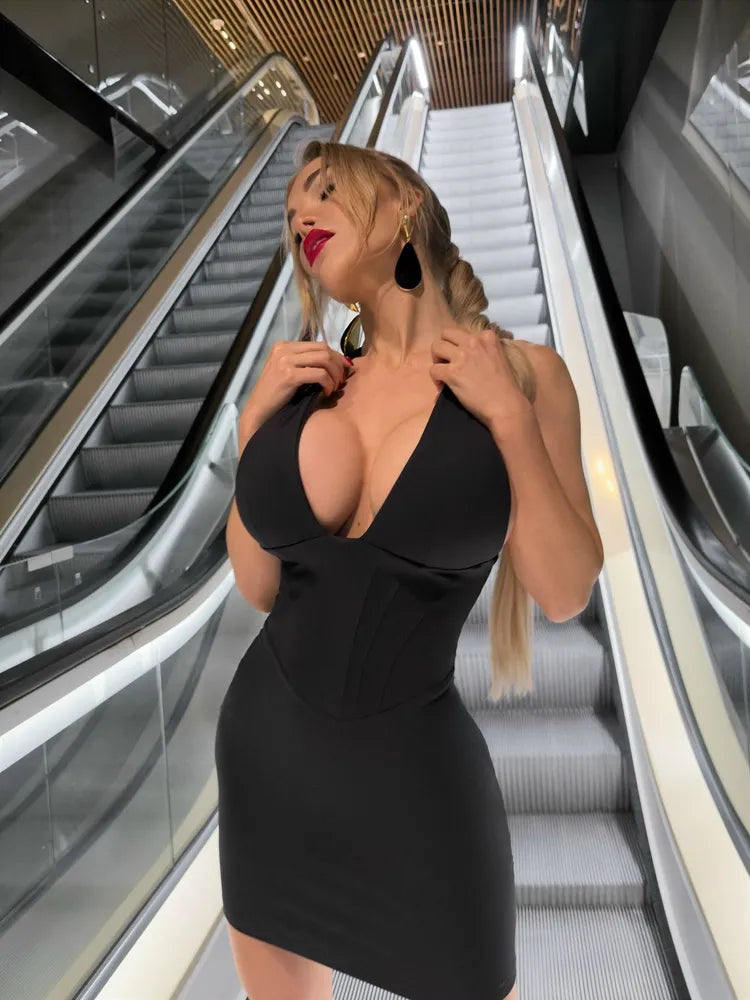 Dress Corset Dress "Black"