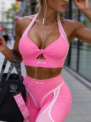 Sports Bra Top Candy Pink