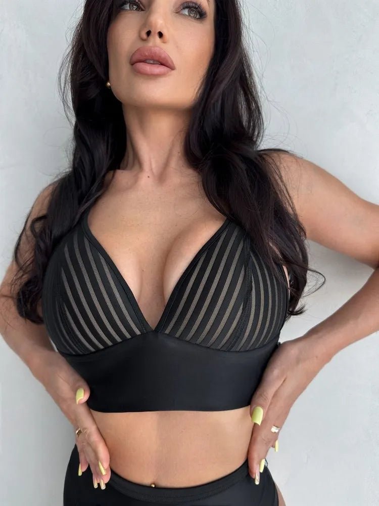 Bikini Monro Swimsuit Black - Bona Fide