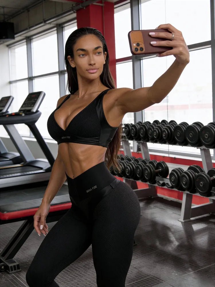 Bra Sport Escort Top Black - Bona Fide