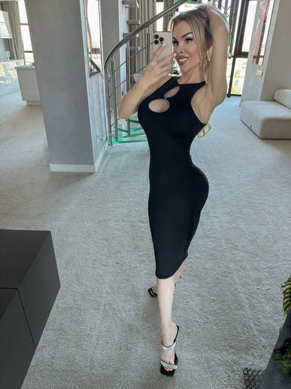 Dress Miami long Black - Bona Fide