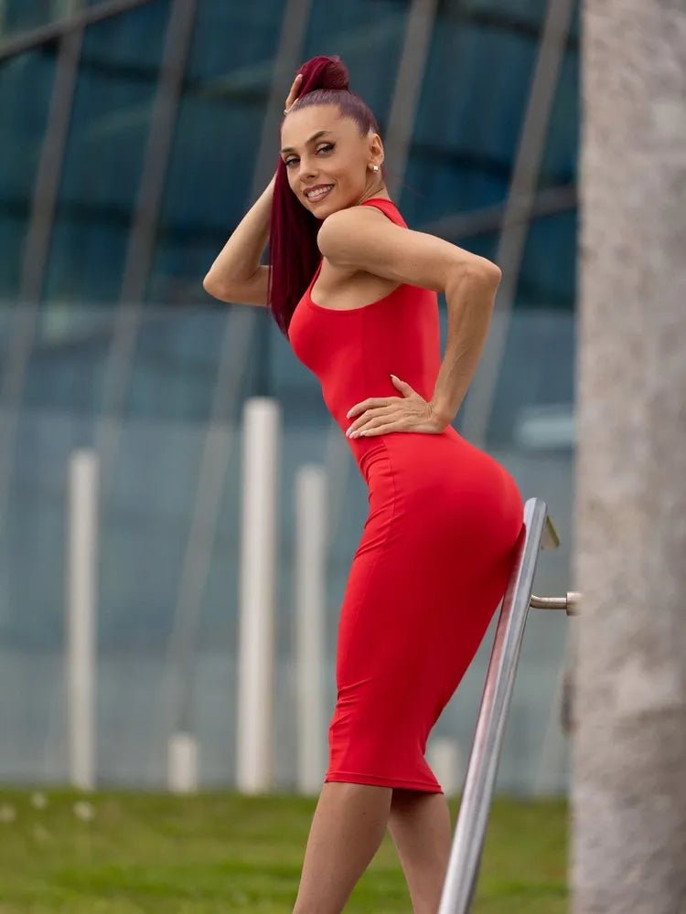 Dress Miami long Red - Bona Fide