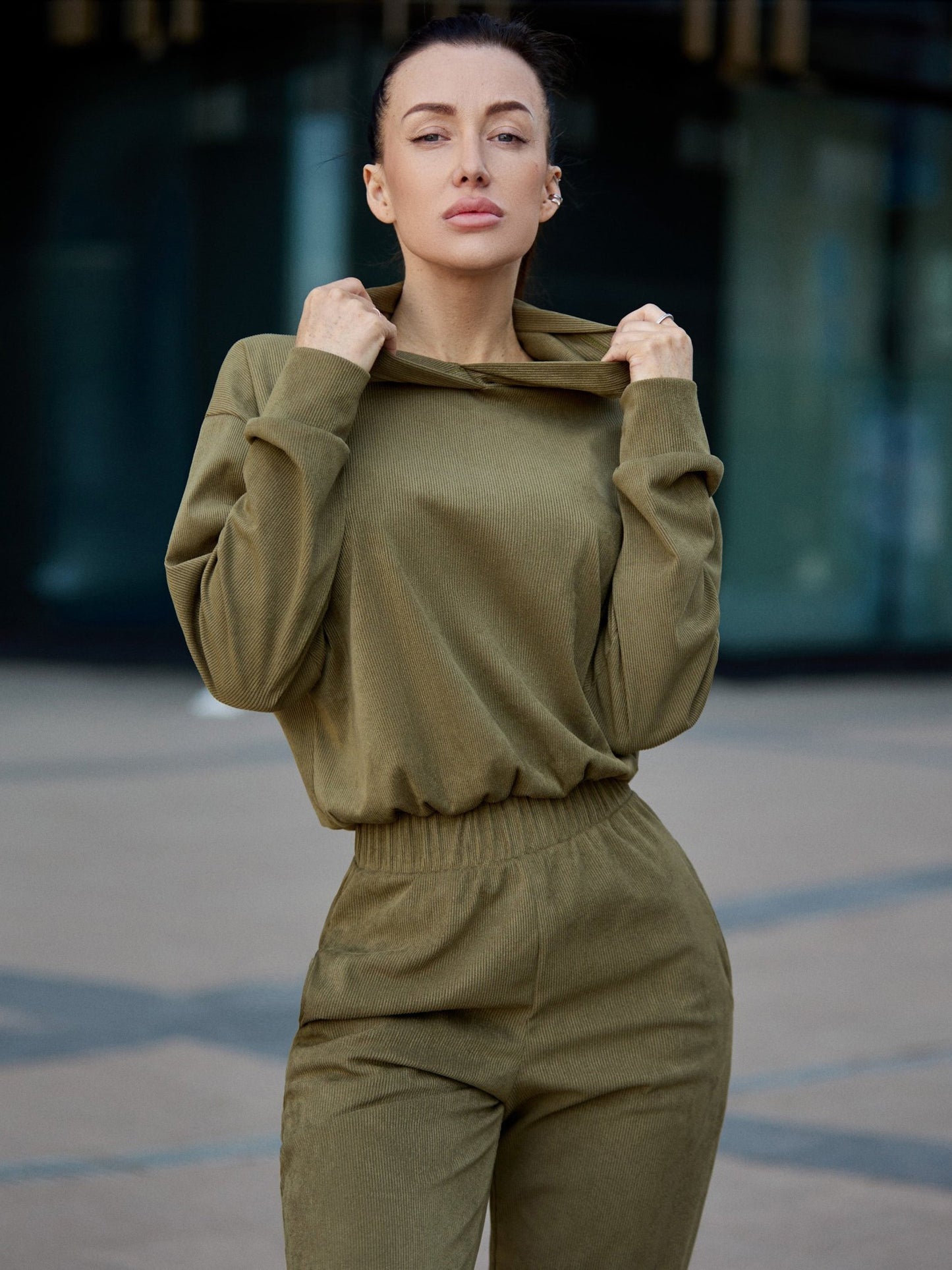 Flex-shirt Khaki Velvet