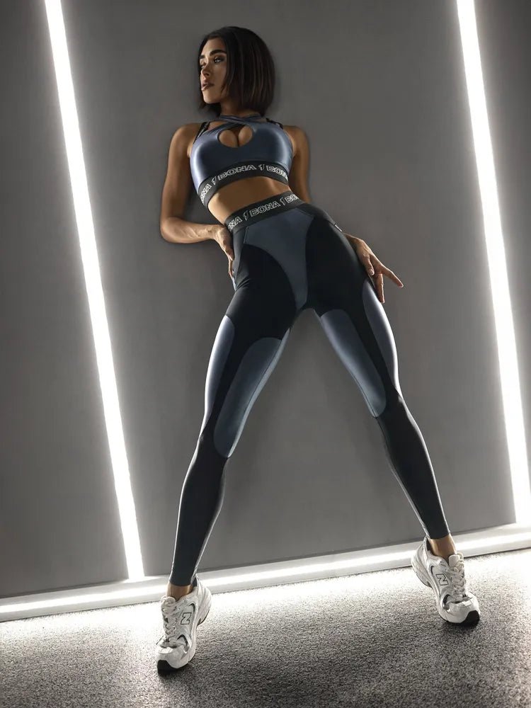 Heart Crush Leggings Steel - Bona Fide