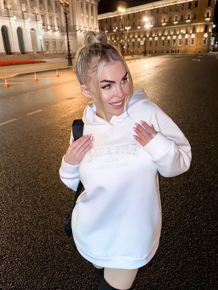 Hoody Bona Hoody White - Bona Fide