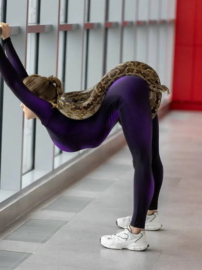 Jumpsuit Catsuit Naked Violet - Bona Fide