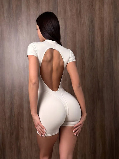 Jumpsuit Extra Sexy Back Nude - Bona Fide
