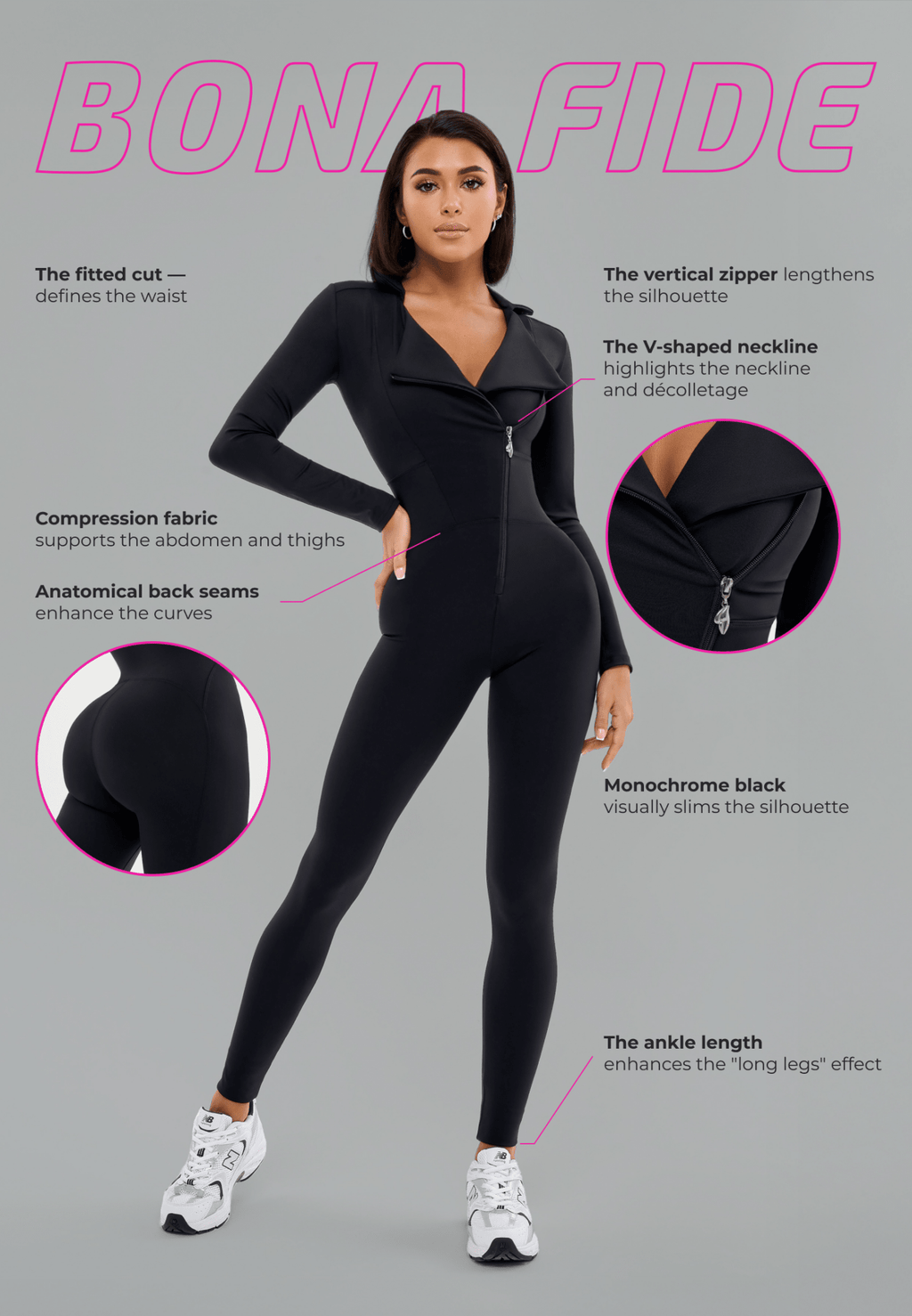 Jumpsuit Harley’s Queen Black - Bona Fide