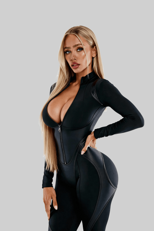 Jumpsuit Ideal Suit Black - Bona Fide