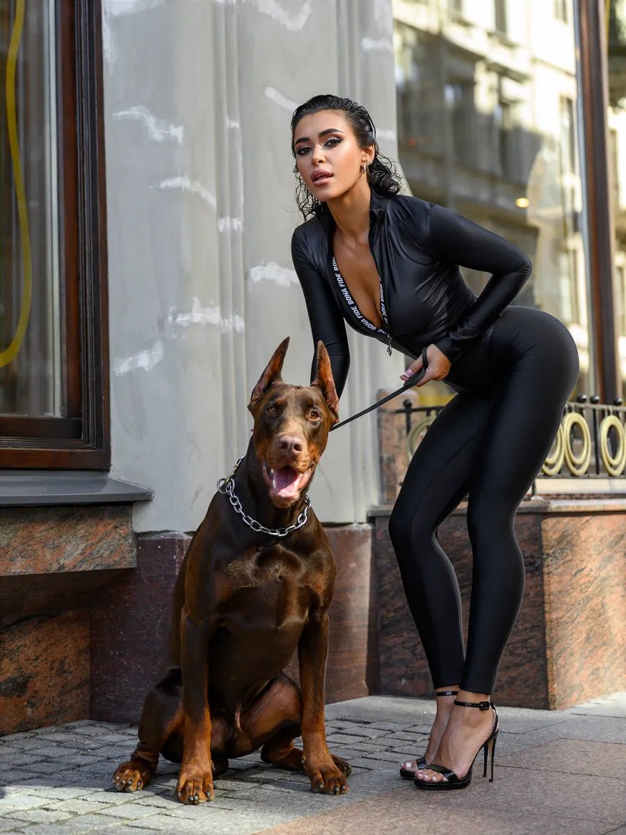 Jumpsuit Sex Suit Long Black - Bona Fide