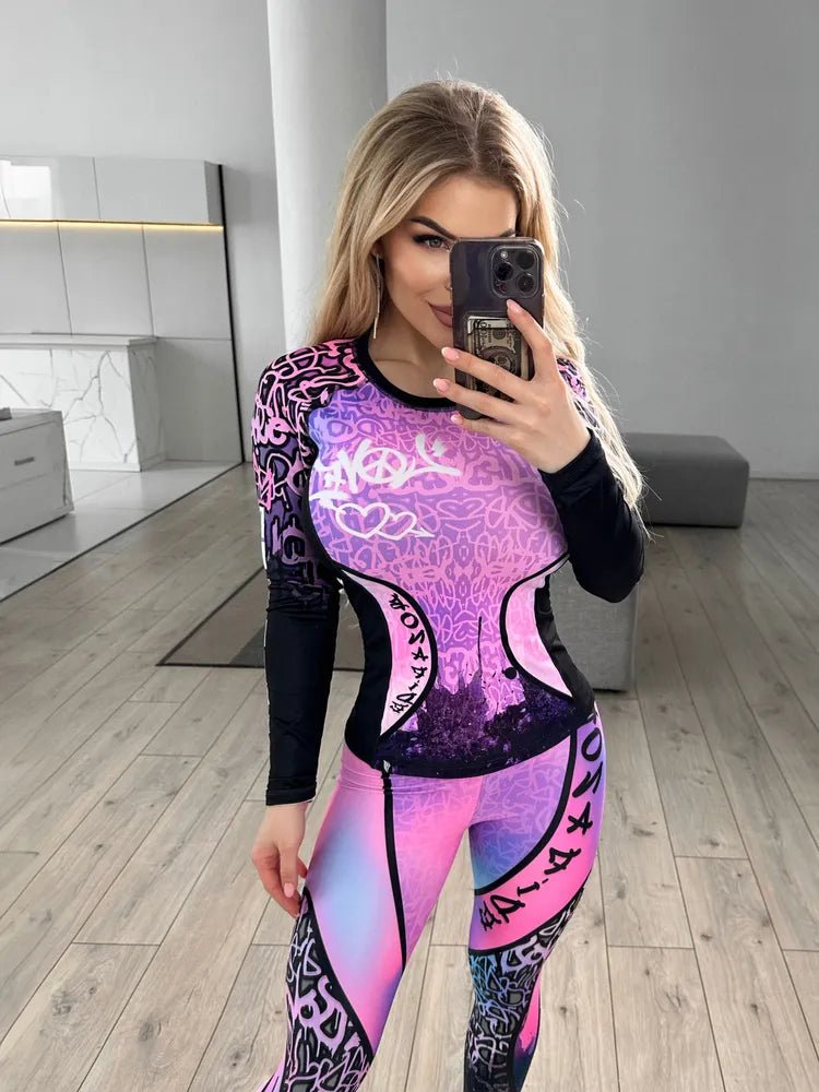 Leggings Bona Classic High Waist Graffiti - Bona Fide