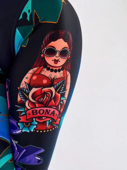 Leggings Bona Corsage Pin - Up Girl - Bona Fide