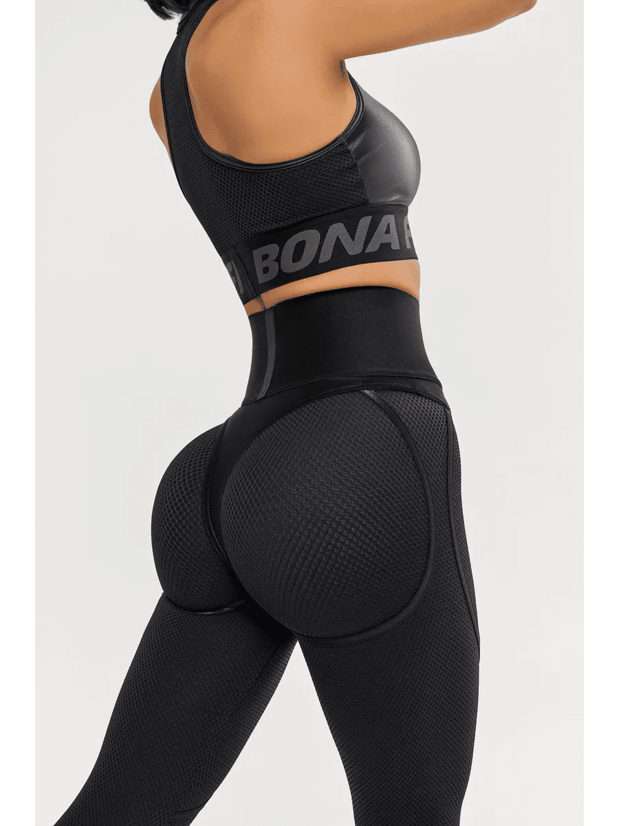 Leggings Extra Sex Corsage Black Skin - Bona Fide
