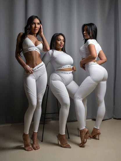 Leggings Extra Sex Push - Up Juicy White - Bona Fide