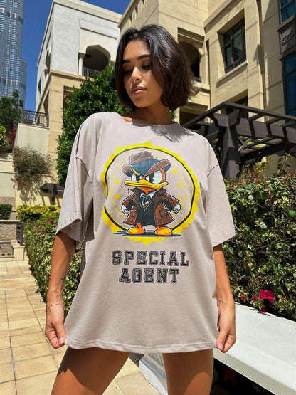 Oversize T - shirt Agent Duck - One size - Bona Fide