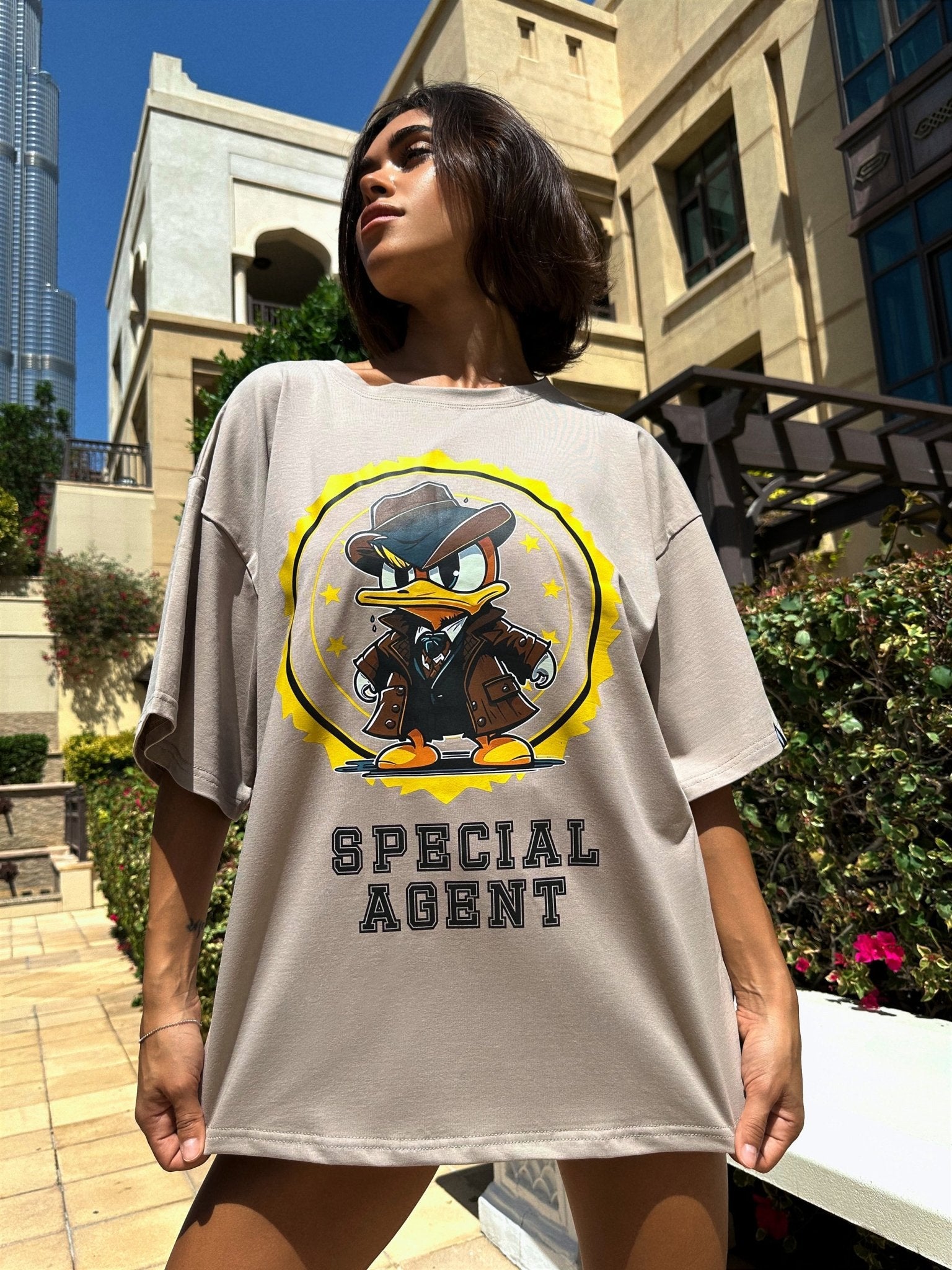 Oversize T - shirt Agent Duck - One size - Bona Fide