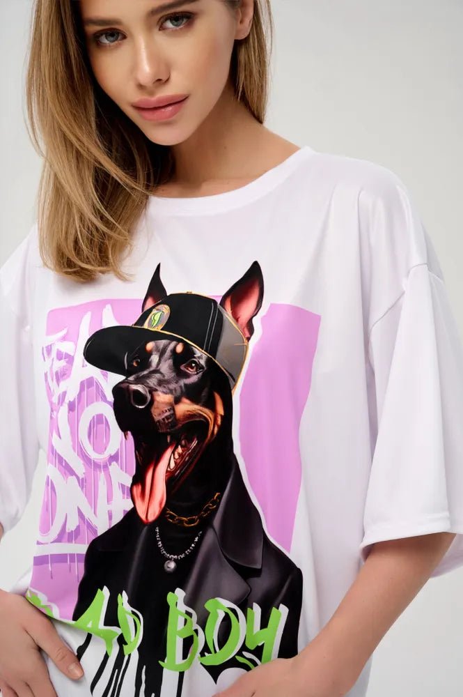 Oversize T-shirt Bad Boy - One size - Bona Fide