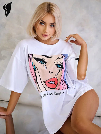 Oversize T-shirt Beautiful - Bona Fide