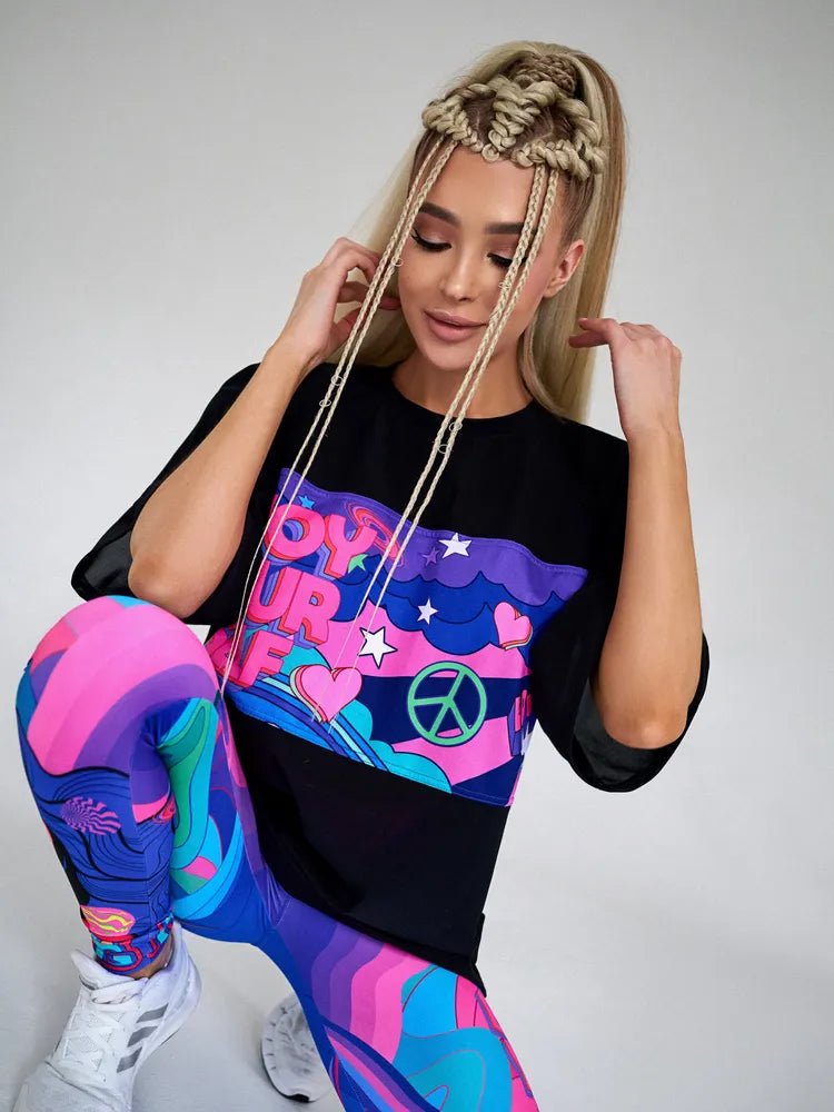 Oversize T-shirt Girl Power - One size - Bona Fide