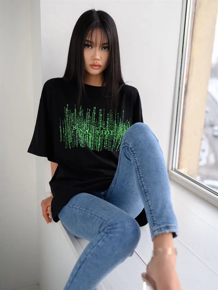 Oversize T-shirt Matrix - One size - Bona Fide