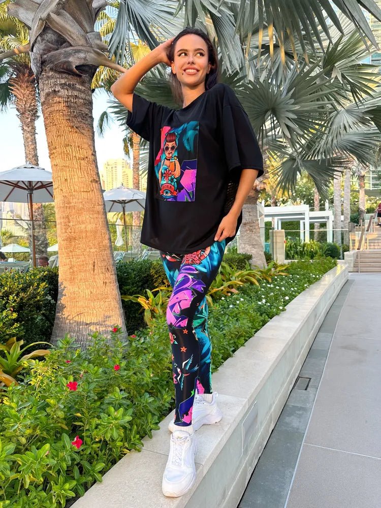 Oversize T-shirt Pin - up Girl - One size - Bona Fide