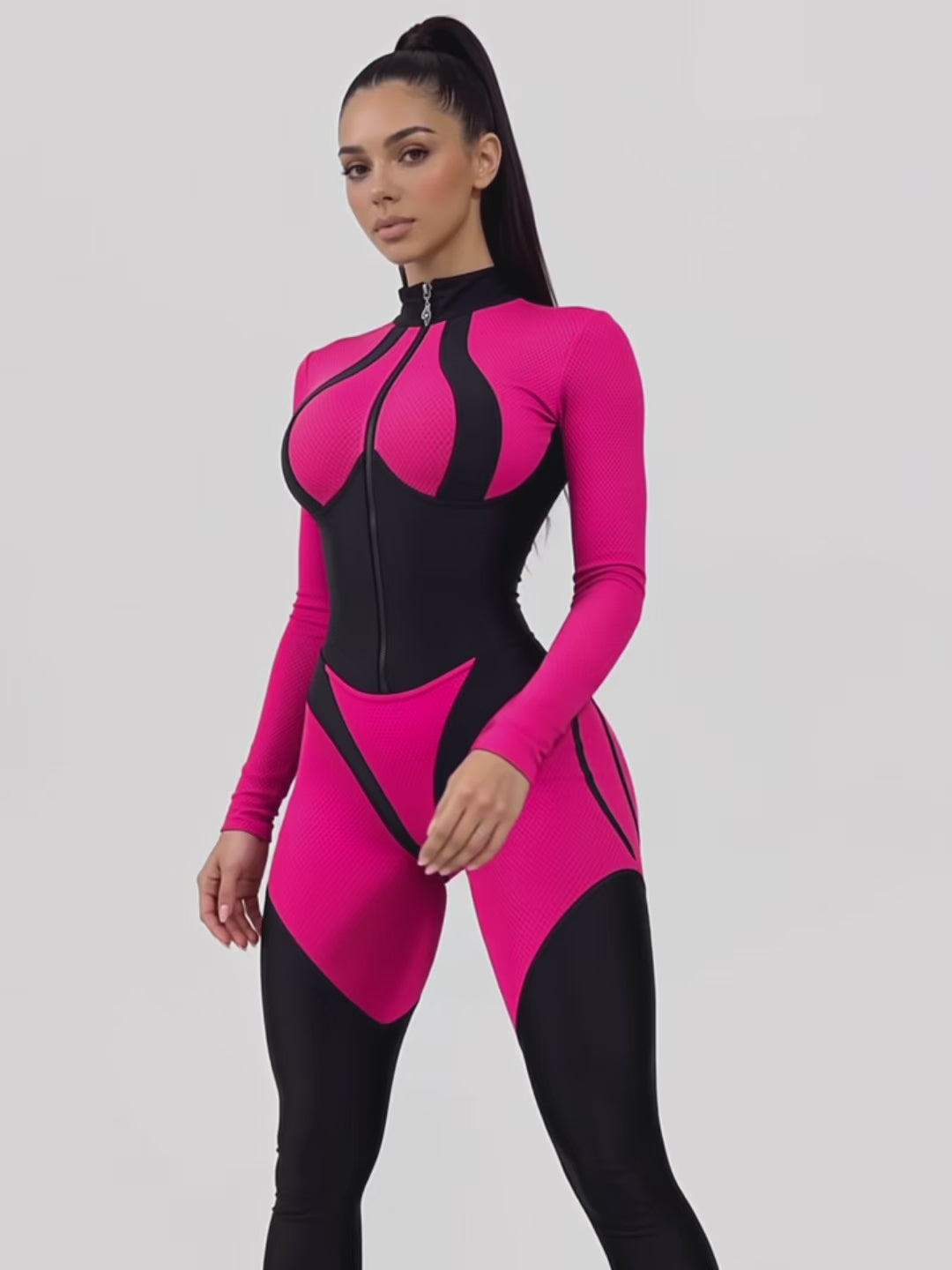 Jumpsuit Mistress Neon Pink