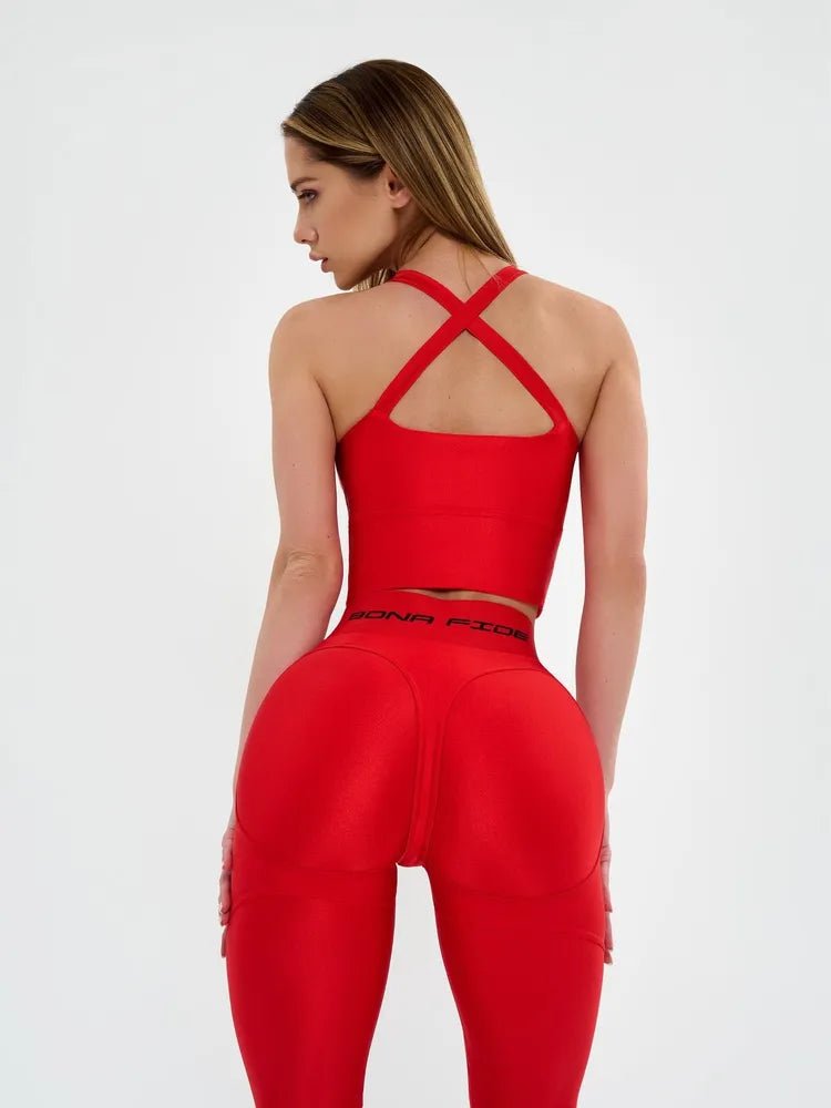 Shorts Bona Cycling Extra Sex Push - up Juicy Red - Bona Fide