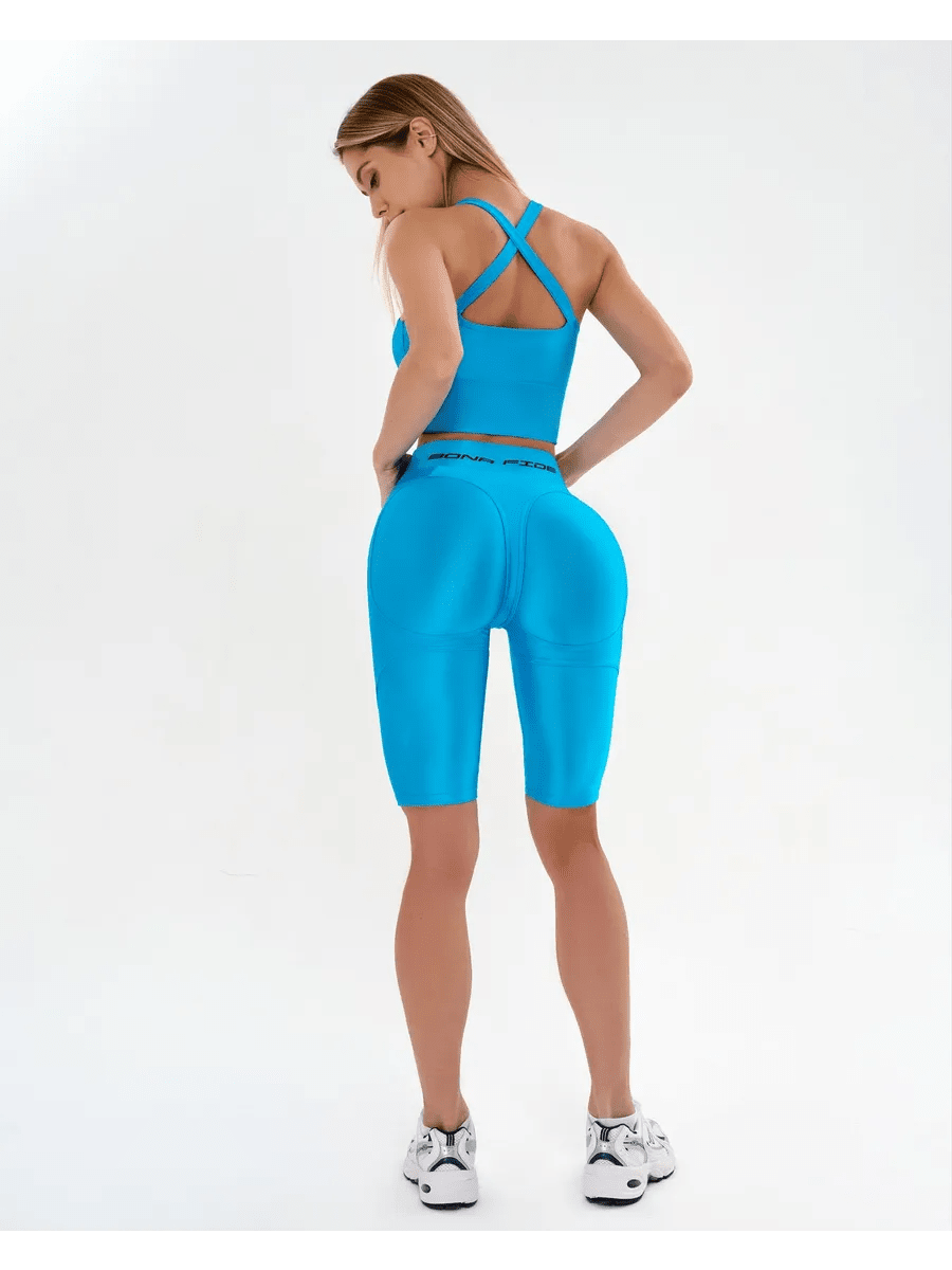 Shorts Bona Cycling Extra Sex - Push Up Juicy Sky Blue - Bona Fide