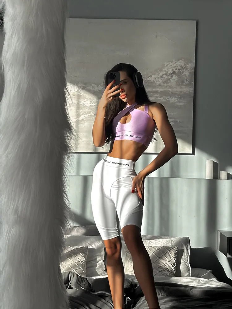 Shorts Bona Cycling Extra Sex Push - Up Juicy White - Bona Fide