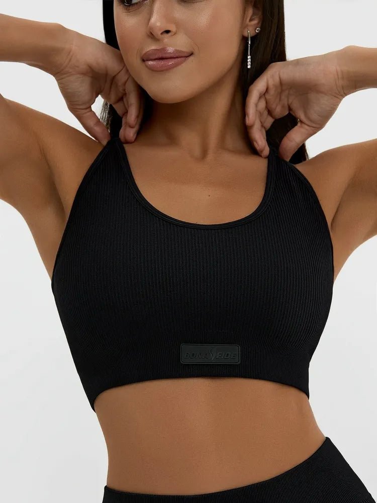 Sports Bra Angel Top Black - Bona Fide