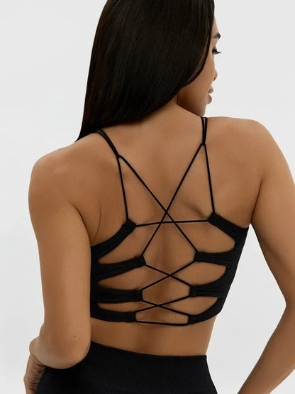 Sports Bra Angel Top Black - Bona Fide