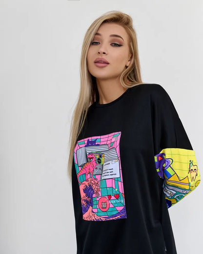 Sweatshirt PIC - shirt JOY - Bona Fide