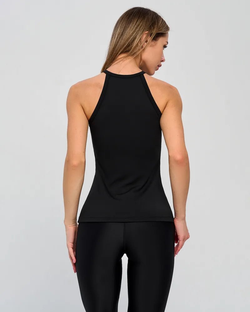 Tank Top Halter Top Black - Bona Fide