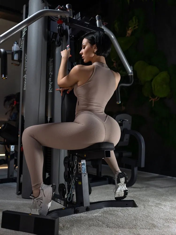 Tank Top Ribbed Beige - Bona Fide