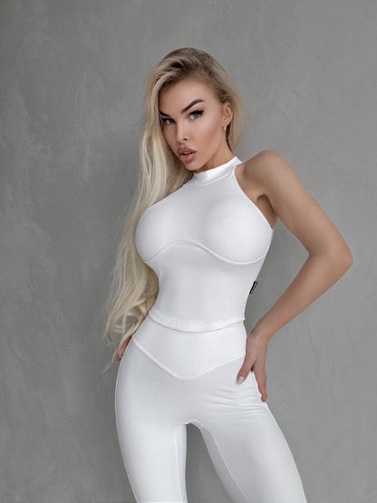 Tank Top Ribbed White - Bona Fide