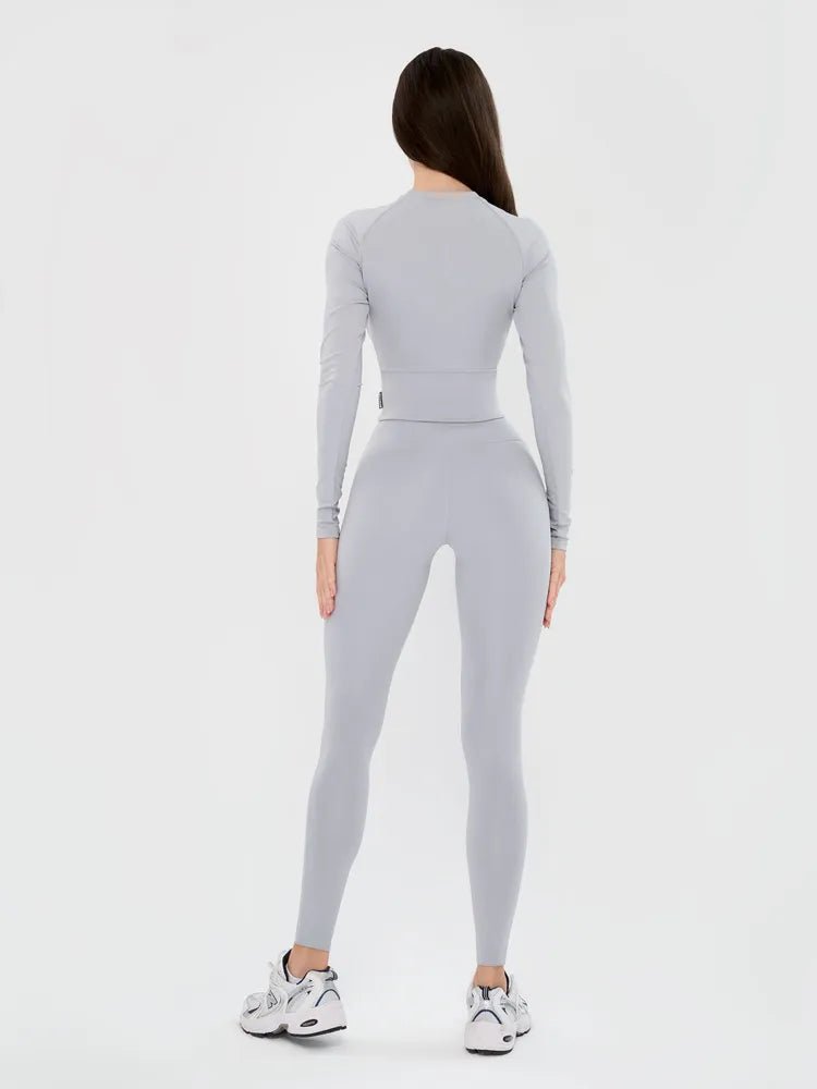 Workout Top Base Rash Light Gray - Bona Fide