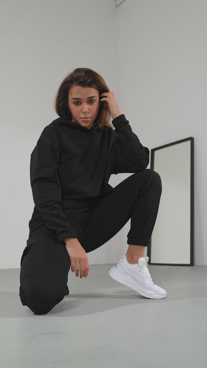 Cargo Sweatshirt Black