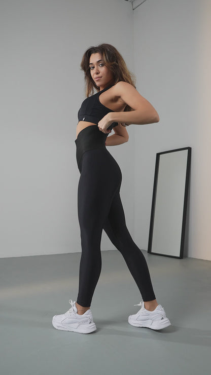 Leggings Bona Compressed Black