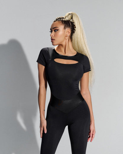 Jumpsuit Passion Suit Black Skin - Bona Fide