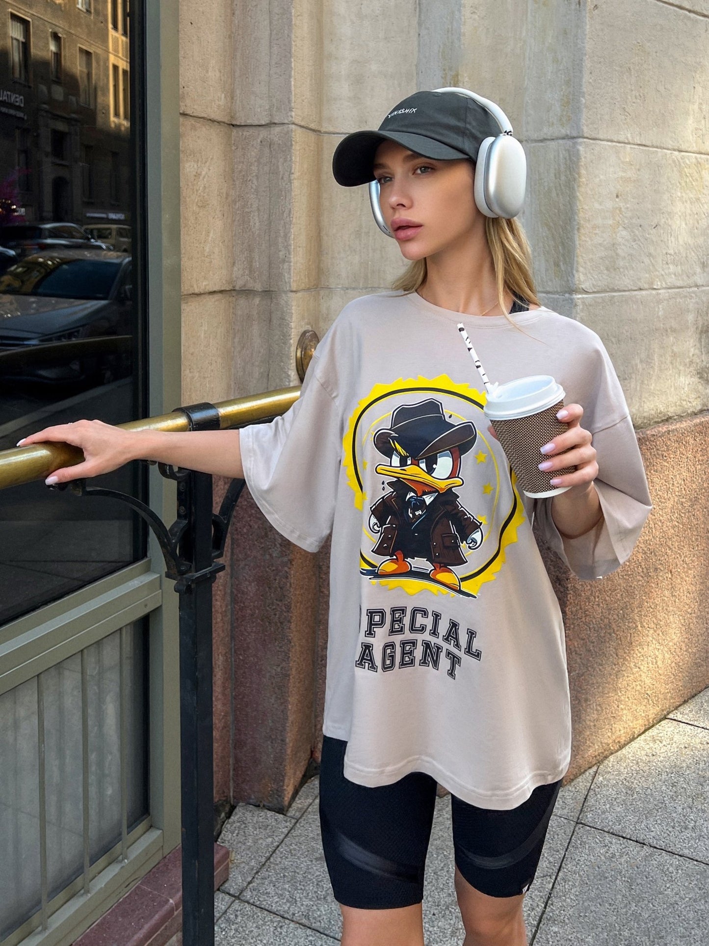 Oversize T-shirt Agent Duck - One size - Bona Fide