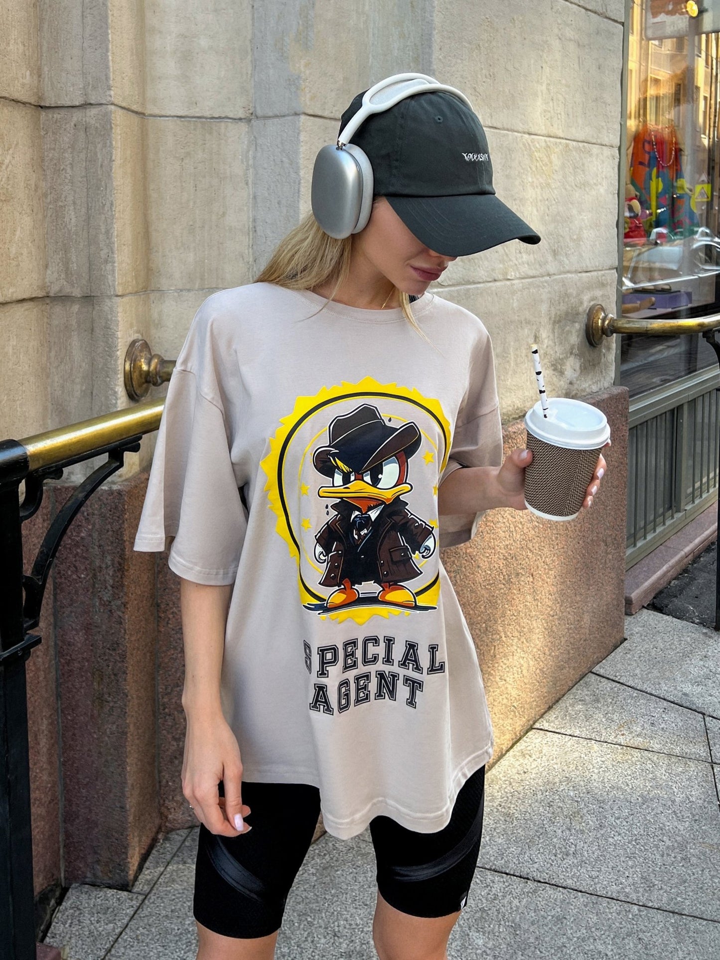 Oversize T-shirt Agent Duck - One size - Bona Fide