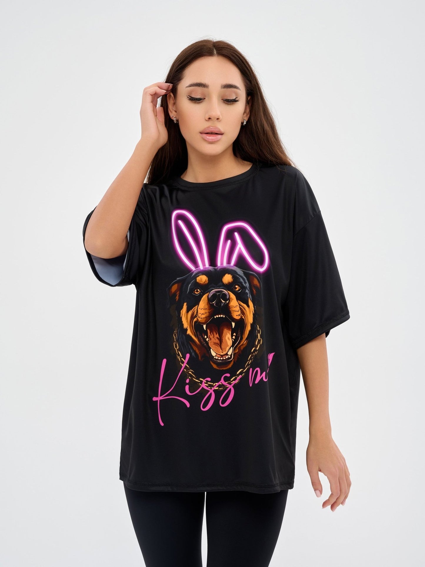 OVERSIZE T-shirt Dangerous Kiss - Bona Fide