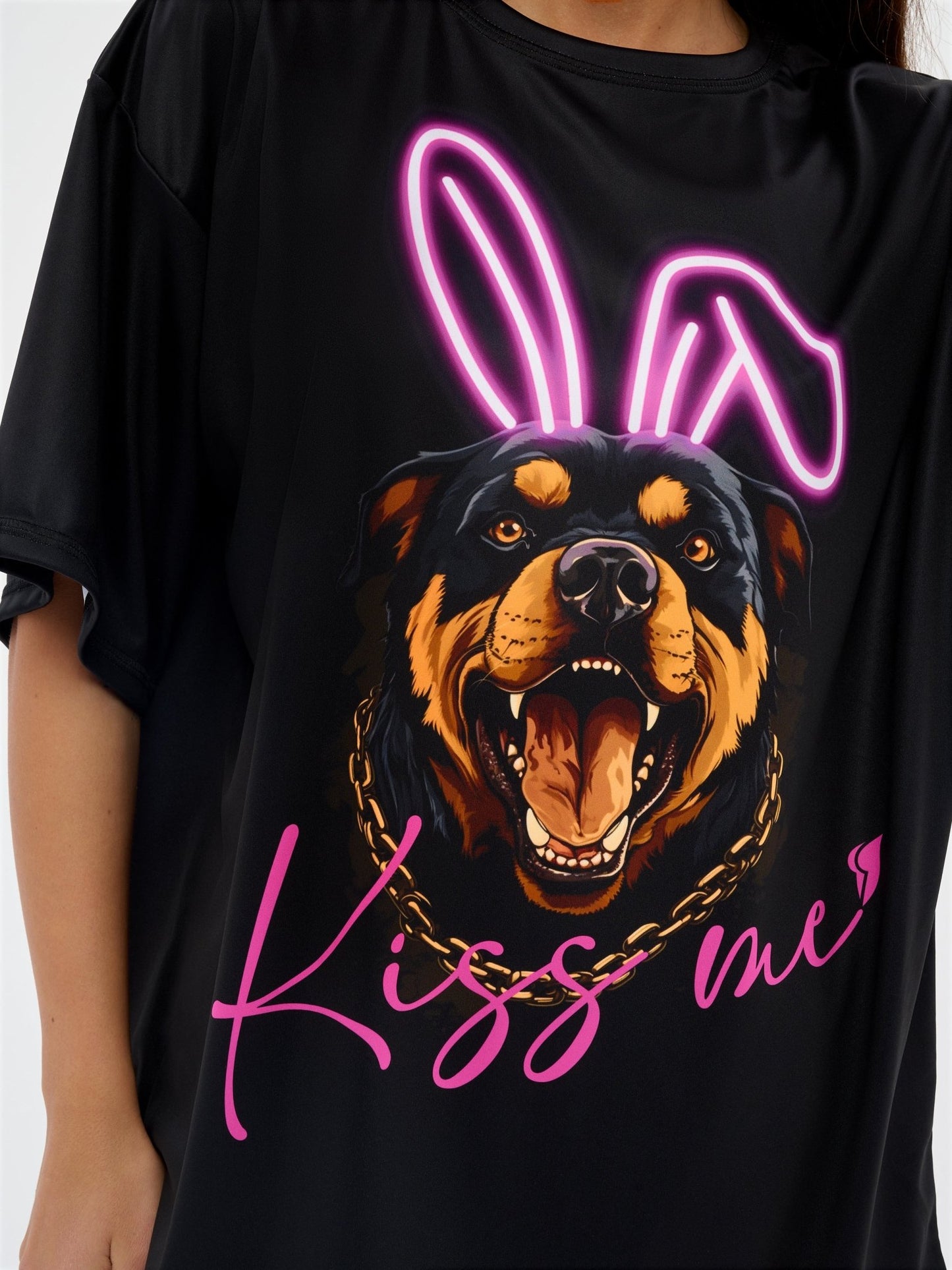 OVERSIZE T-shirt Dangerous Kiss - Bona Fide