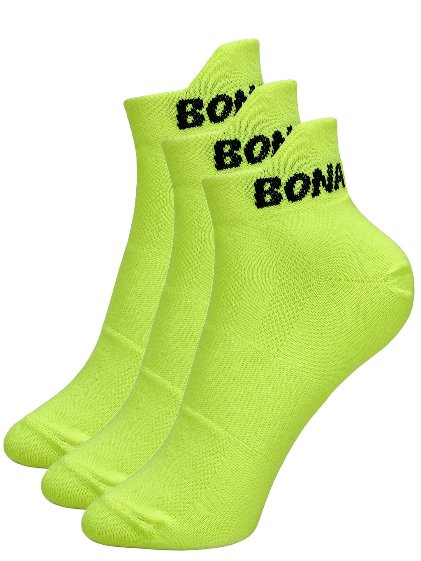 Socks Acid Yellow (3 pairs) - Bona Fide