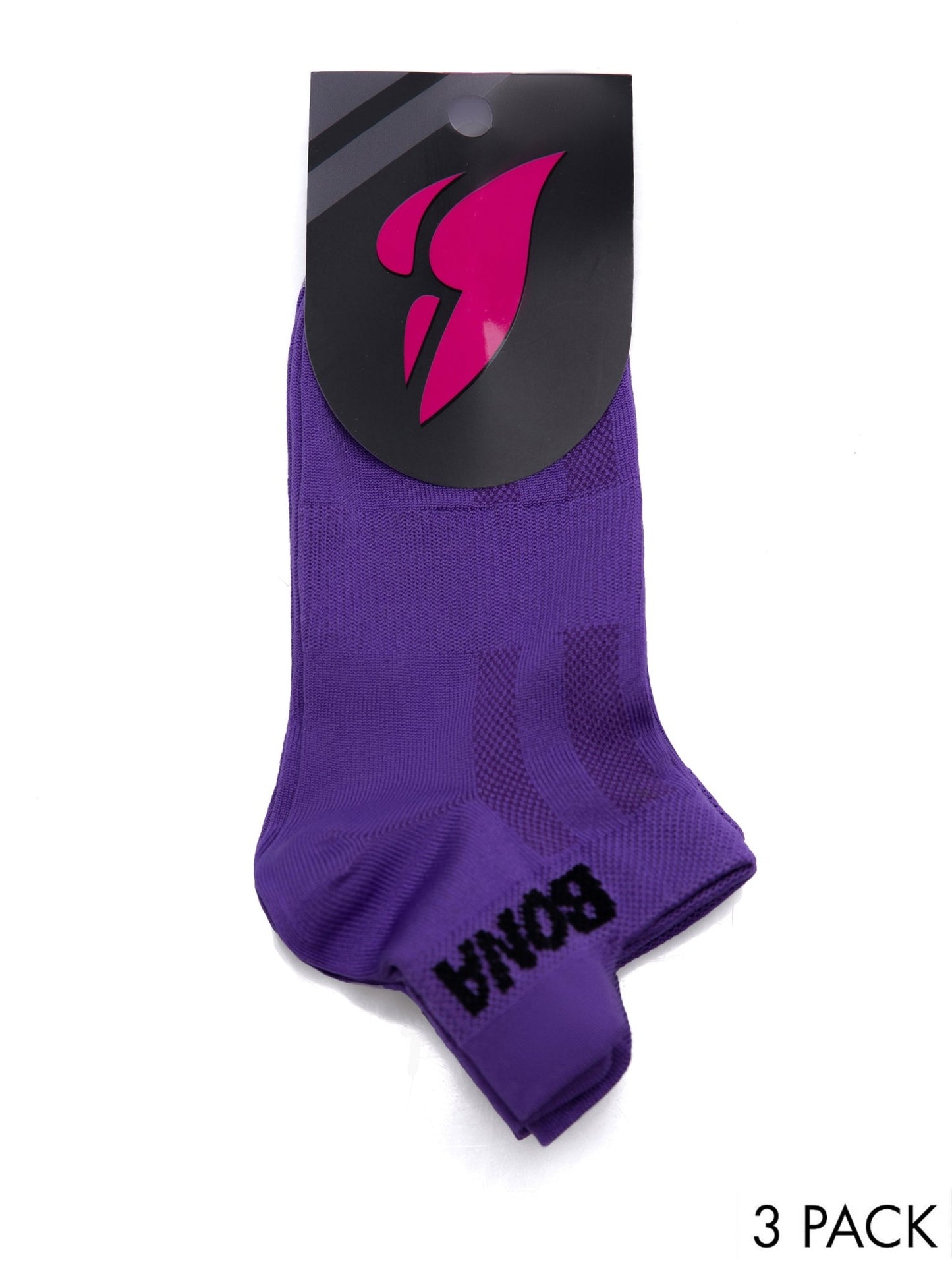 Socks Violet (3 pairs) - Bona Fide