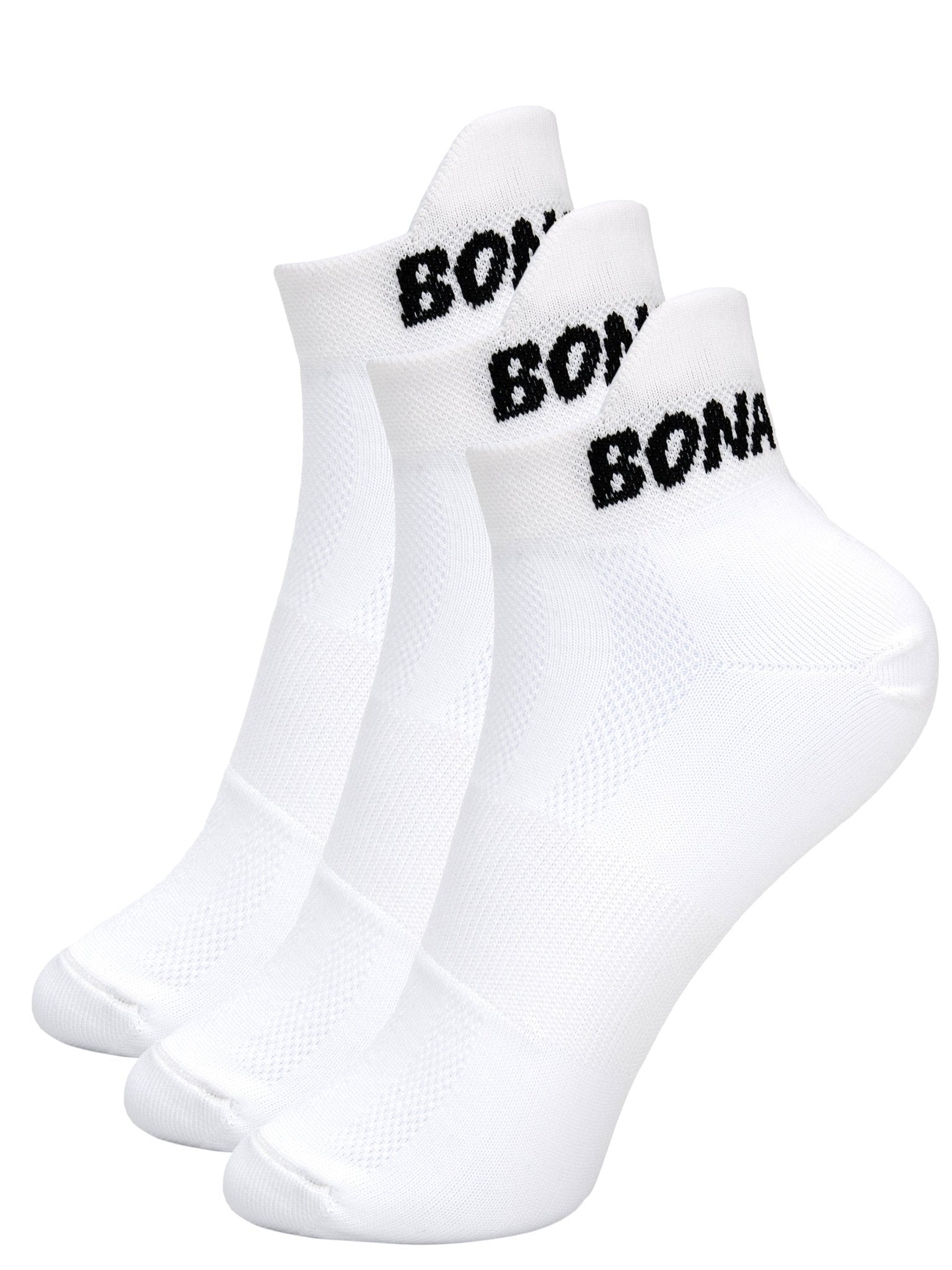 Socks White (3 pairs) - Bona Fide