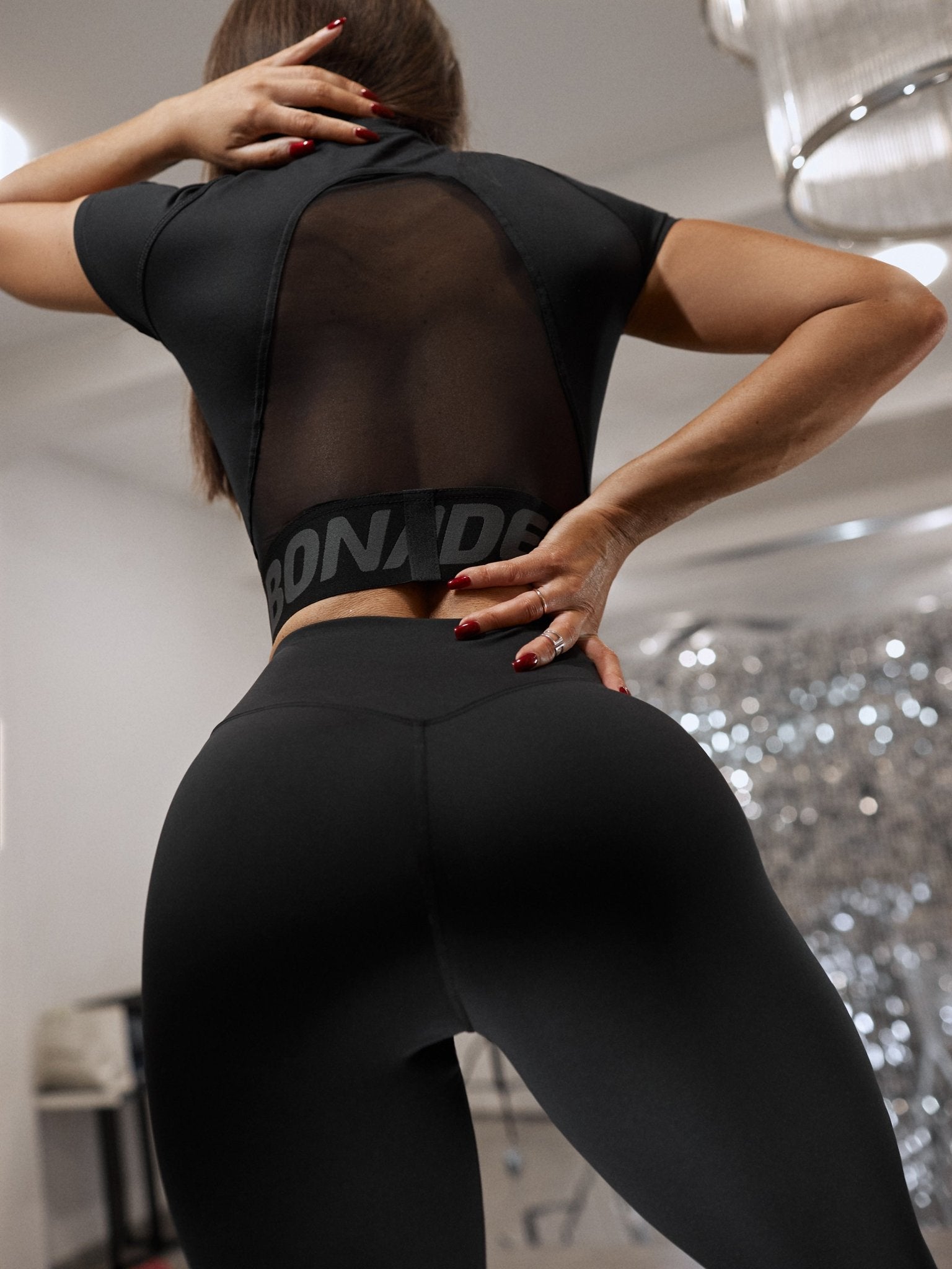 Workout Top Hi-Tech Shirt Black - Bona Fide